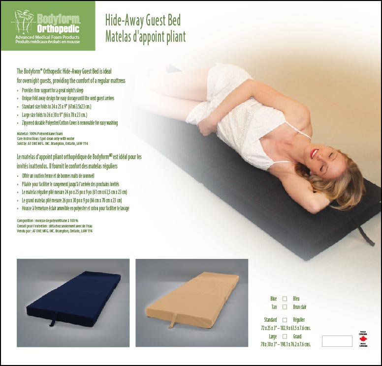 Hide-Away Guest Bed Package